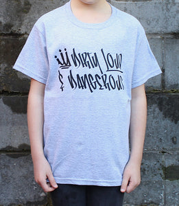 Youth STRAIGHT UP Tee - Grey